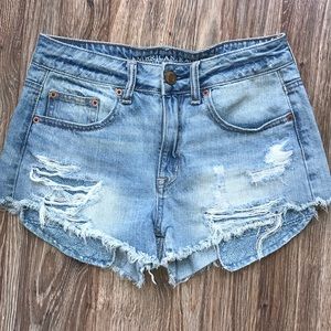 Festival Hi-Rise Denim Shorts